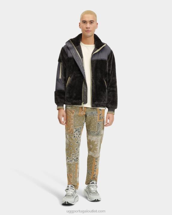 carvão / tumbleweed jaqueta sherpa esportiva landyn UGG 20TJ289 todo gênero