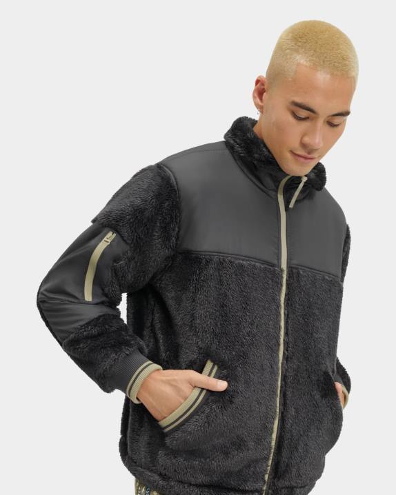 carvão / tumbleweed jaqueta sherpa esportiva landyn UGG 20TJ289 todo gênero