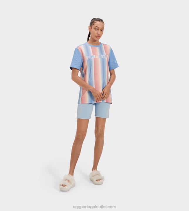 listras de orgulho camiseta com logotipo do orgulho UGG 20TJ2223 todo gênero