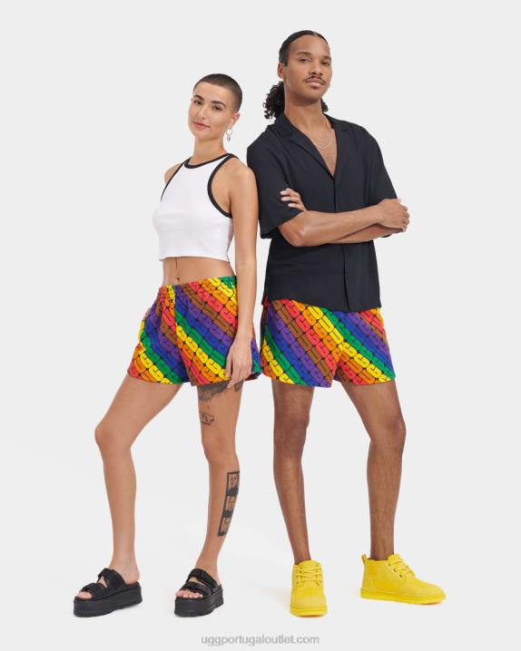 logotipo do arco-íris orgulho curto noni UGG 20TJ121 todo gênero