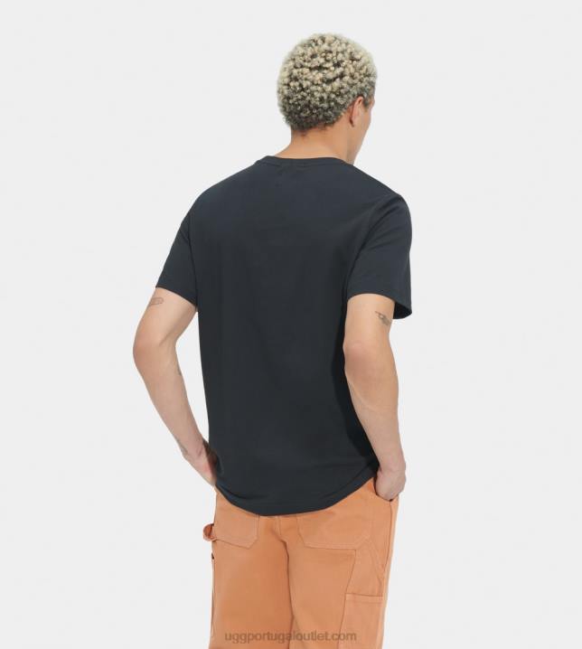 preto camiseta oversized logo chopd UGG 20TJ2289 todo gênero