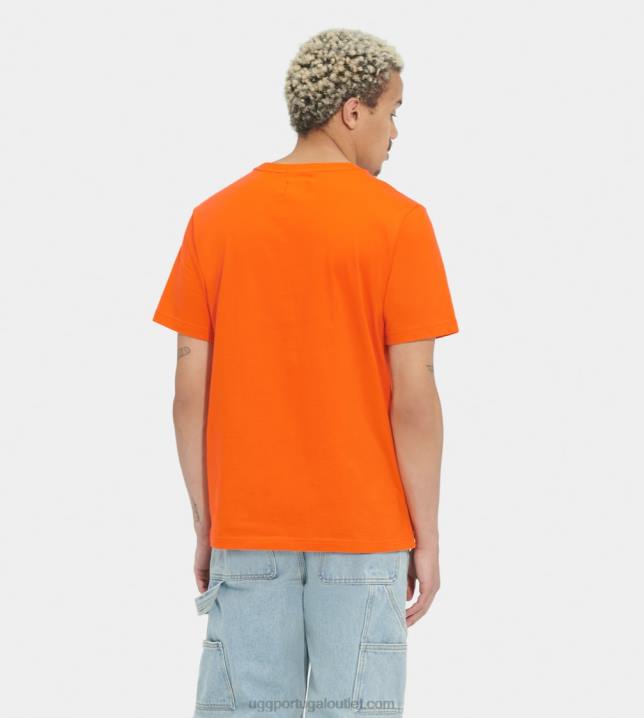 refrigerante de laranja camiseta oversized logo chopd UGG 20TJ1402 todo gênero