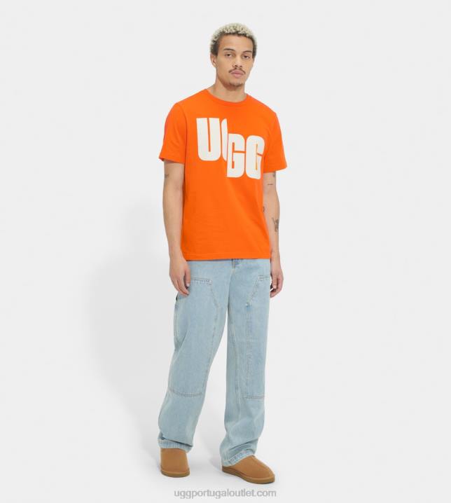 refrigerante de laranja camiseta oversized logo chopd UGG 20TJ1402 todo gênero