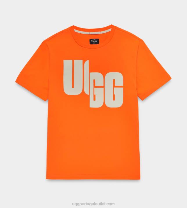 refrigerante de laranja camiseta oversized logo chopd UGG 20TJ1402 todo gênero