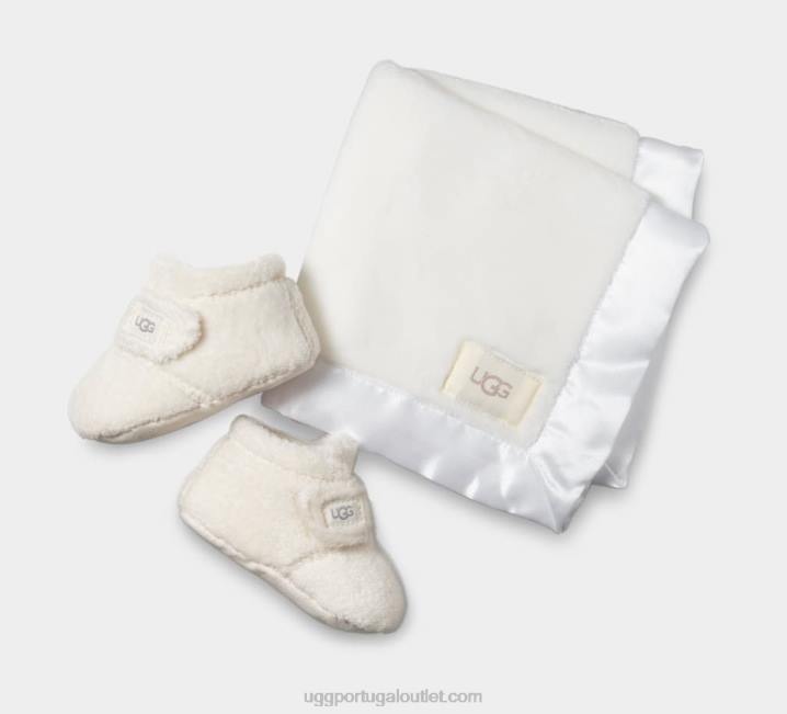 baunilha botinha bixbee e cobertor lovey UGG 20TJ2009 bebê
