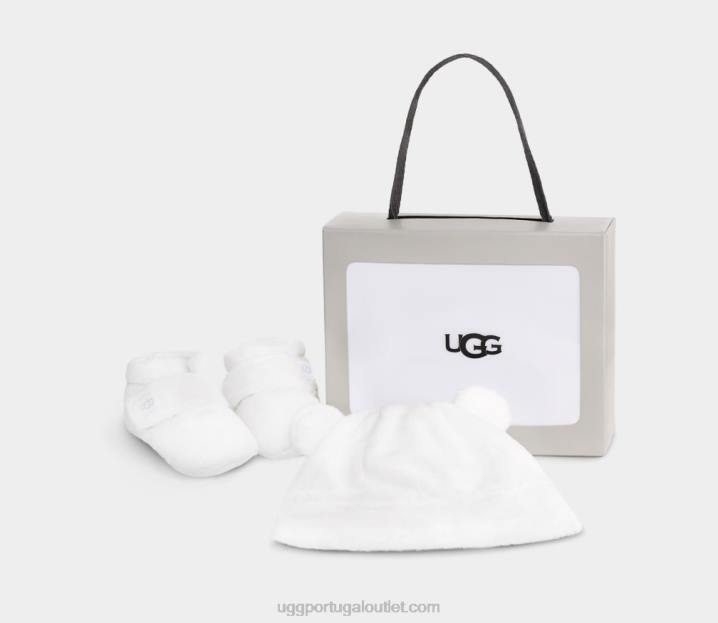 branco de branco bixbee e gorro UGG 20TJ2034 bebê