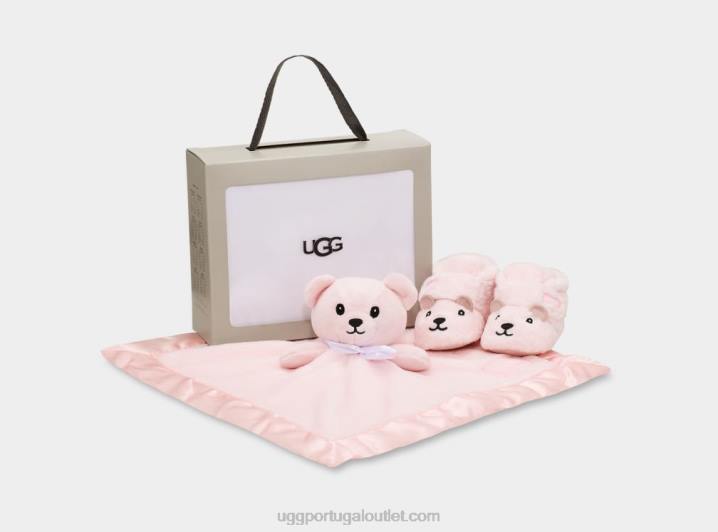 rosa concha bixbee e ursinho amoroso UGG 20TJ2021 bebê