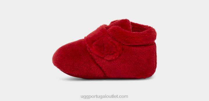 samba vermelho botinha bixbee e cobertor lovey UGG 20TJ331 bebê