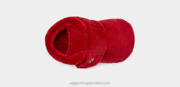 samba vermelho botinha bixbee e cobertor lovey UGG 20TJ331 bebê