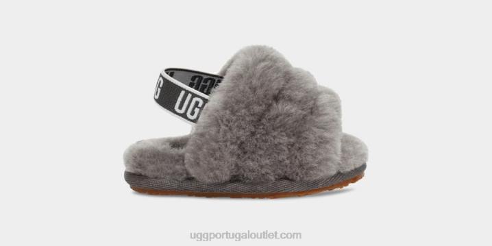 carvão fluff sim slide e lovey UGG 20TJ2215 bebê