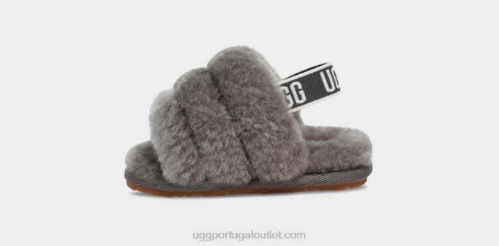 carvão fluff sim slide e lovey UGG 20TJ2215 bebê