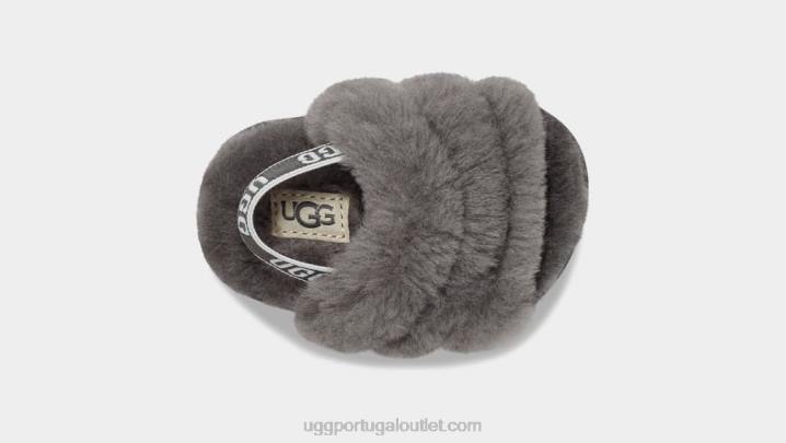 carvão fluff sim slide e lovey UGG 20TJ2215 bebê
