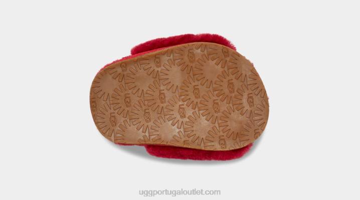 samba vermelho fluff sim slide e lovey UGG 20TJ2217 bebê