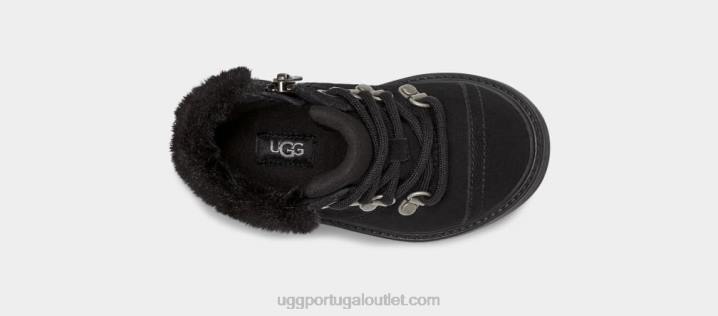 Camurça preta tempo de caminhante azell UGG 20TJ2002 crianças
