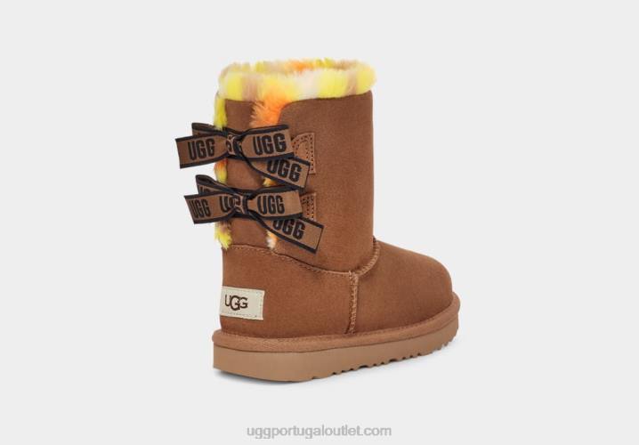 castanha bailey bow xadrez punk UGG 20TJ1985 crianças