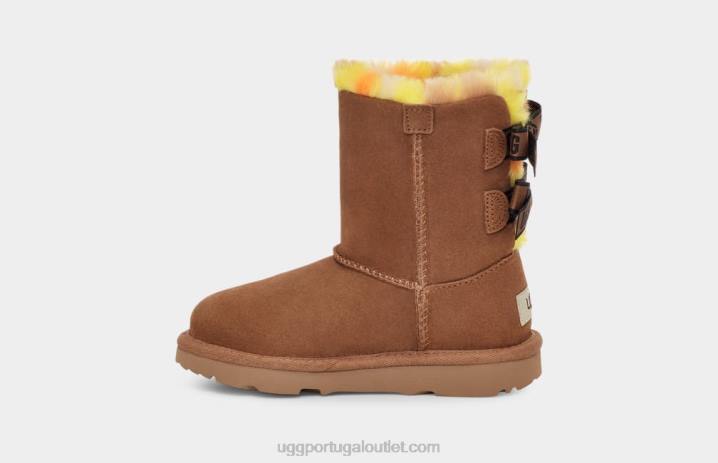 castanha bailey bow xadrez punk UGG 20TJ1985 crianças
