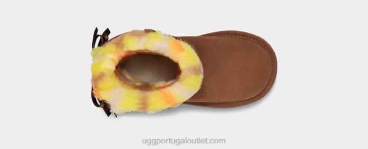 castanha bailey bow xadrez punk UGG 20TJ1985 crianças