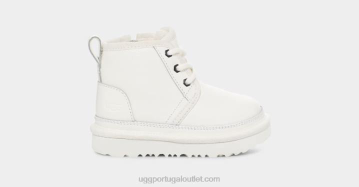 couro branco/branco couro neumel ii UGG 20TJ311 crianças