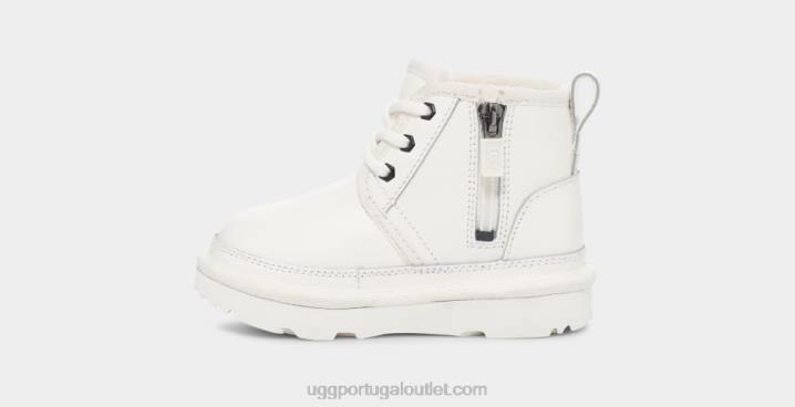 couro branco/branco couro neumel ii UGG 20TJ311 crianças