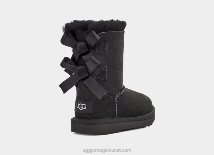 preto bota bailey bow ii UGG 20TJ1956 crianças