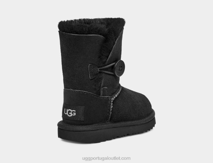 preto bota bailey button ii UGG 20TJ1951 crianças