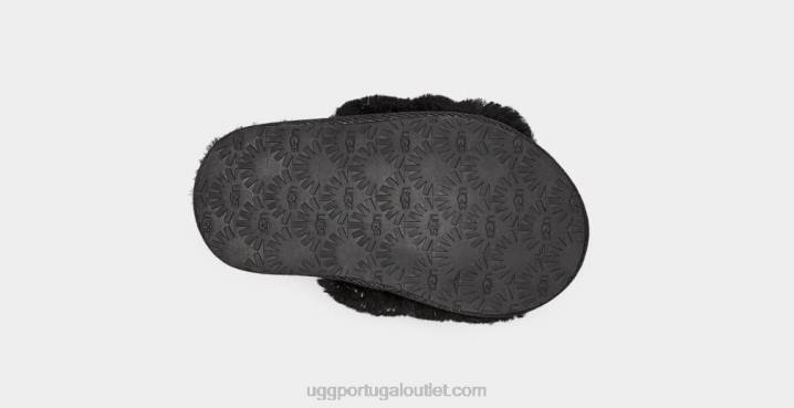 preto fluff sim brilho metálico UGG 20TJ1995 crianças