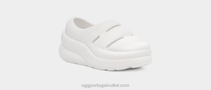 Branco brilhante esporte sim tamanco UGG 20TJ2007 crianças