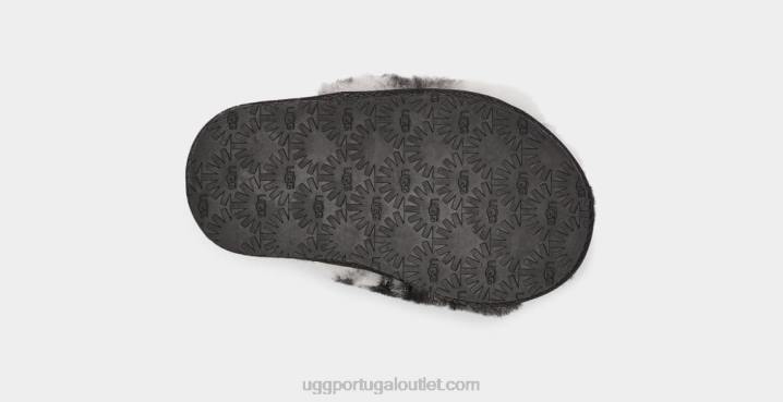 preto fluff sim deslizar mármore UGG 20TJ1997 crianças