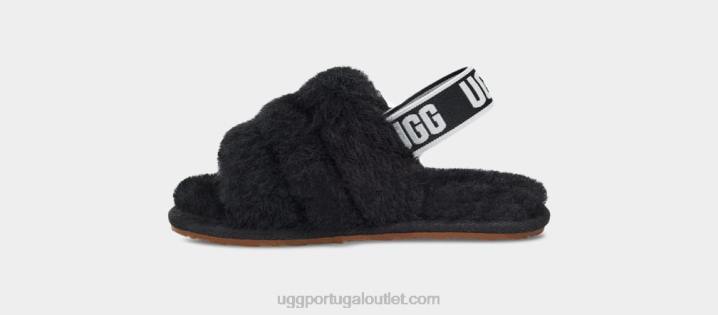 preto fofo sim deslize UGG 20TJ1977 crianças