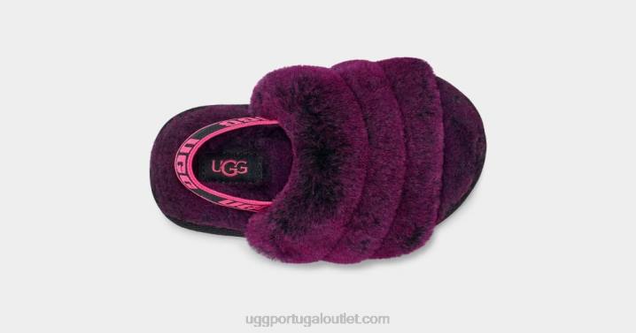 preto/rosa fofo sim deslize UGG 20TJ1996 crianças
