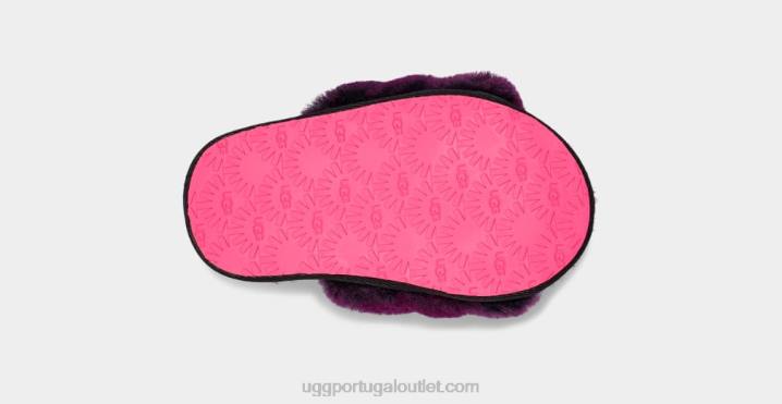 preto/rosa fofo sim deslize UGG 20TJ1996 crianças
