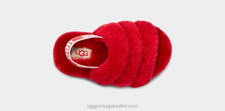 samba vermelho fofo sim deslize UGG 20TJ1990 crianças