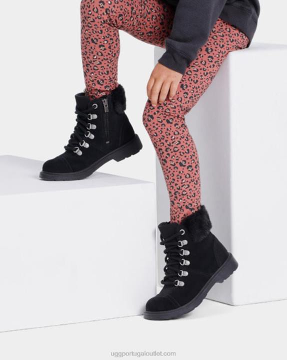 Camurça preta tempo de caminhante azell UGG 20TJ2333 crianças