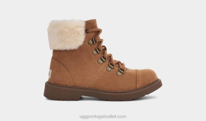 camurça castanha tempo de caminhante azell UGG 20TJ2334 crianças