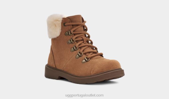 camurça castanha tempo de caminhante azell UGG 20TJ2334 crianças