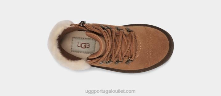 camurça castanha tempo de caminhante azell UGG 20TJ2334 crianças