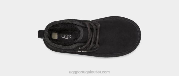 camurça preta/cinza esboço gráfico neumel UGG 20TJ1775 crianças