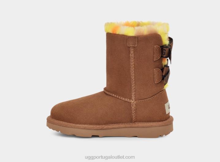 castanha bailey bow xadrez punk UGG 20TJ1773 crianças
