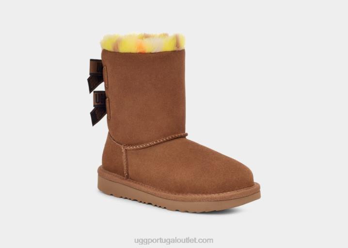 castanha bailey bow xadrez punk UGG 20TJ1773 crianças