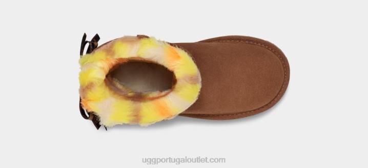 castanha bailey bow xadrez punk UGG 20TJ1773 crianças