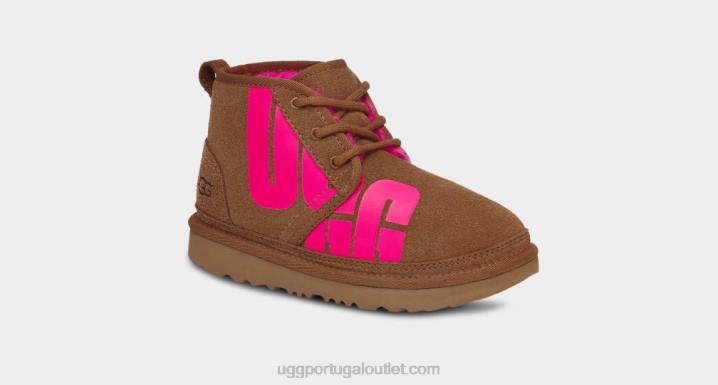 castanha/rosa caramelo neumel chopd UGG 20TJ1789 crianças