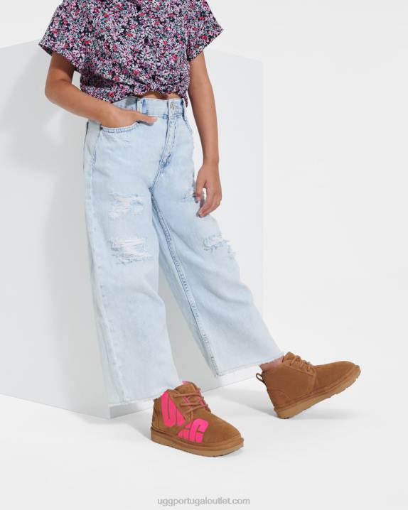 castanha/rosa caramelo neumel chopd UGG 20TJ1789 crianças