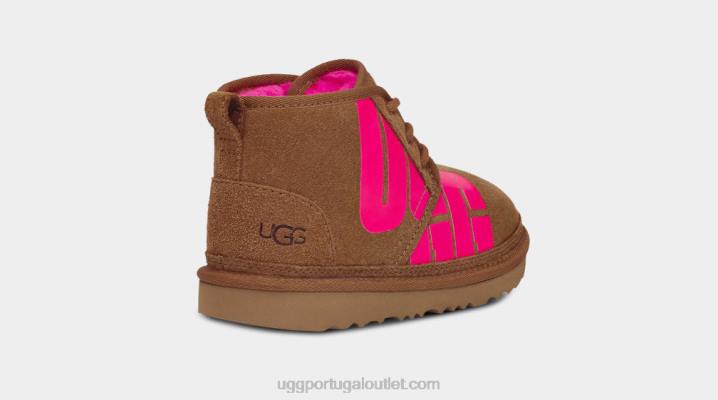 castanha/rosa caramelo neumel chopd UGG 20TJ1789 crianças