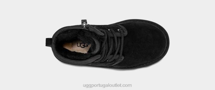 preto neumel alto UGG 20TJ1688 crianças