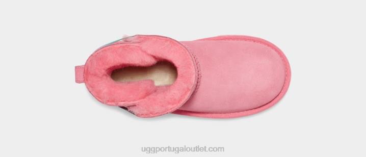 rosa rosa arco-íris arco-íris mini bailey flex UGG 20TJ253 crianças