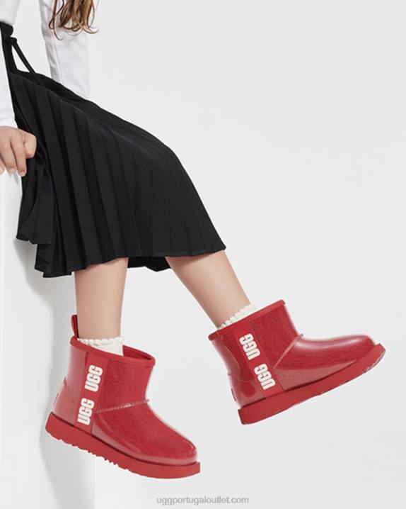 samba vermelho clássico claro mini ii UGG 20TJ1753 crianças