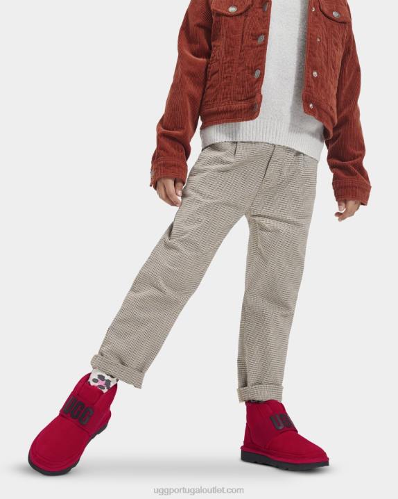 samba vermelho/preto gráfico neumel ii UGG 20TJ249 crianças