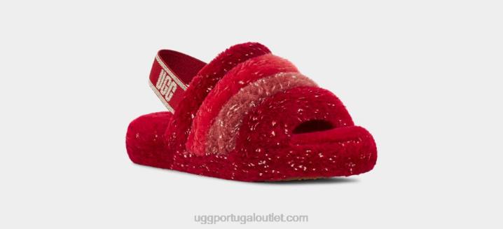 vermelho multi fluff sim brilho metálico multi UGG 20TJ245 crianças