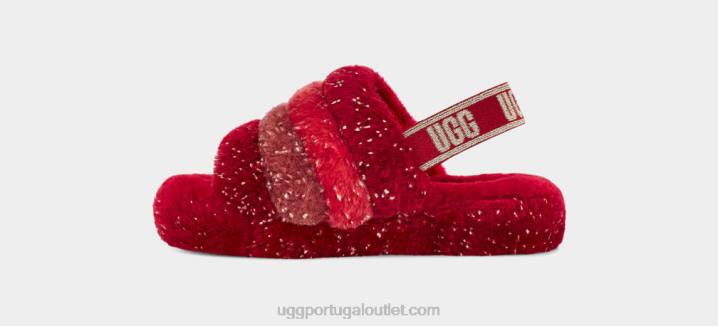 vermelho multi fluff sim brilho metálico multi UGG 20TJ245 crianças