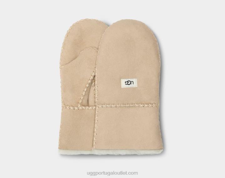 areia luva de pele de carneiro com ponto UGG 20TJ1793 crianças